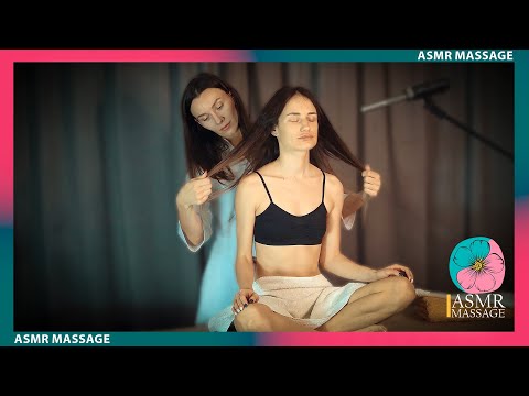 ASMR Head Scratching Shoulders Massage by Adel