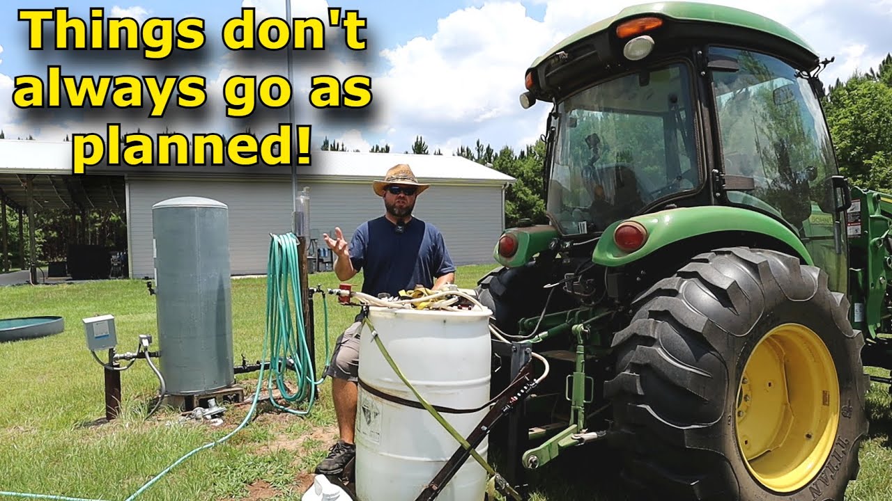 Things don't always go as planned! Food plots begin! John Deere 4066R ...