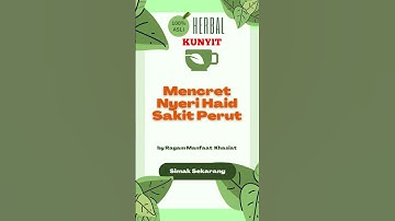 Kunyit (Curcuma domestica) Tanaman Obat Herbal #mencret #NyeriHaid