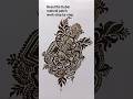 Dubai mehndi patch work step by step #henna #mehndi