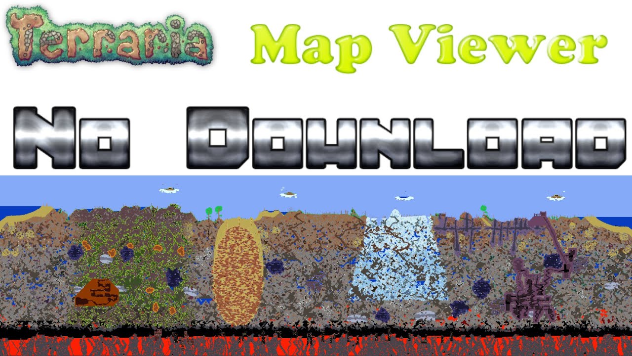 Maps with all things Terraria 1.4.4.9 