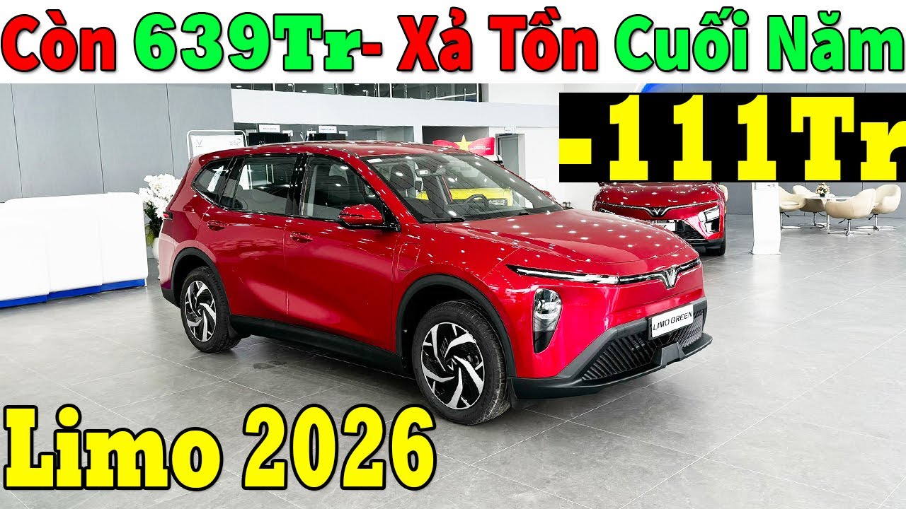 ✅Giá Xe Khuyến Mại Vinfast Limo Green Tháng 2, Giảm Hơn 100Tr Rồi| Lăn Bánh Limo Green Mới| Topcarvn