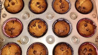 Banana Chocolate Chip Muffins