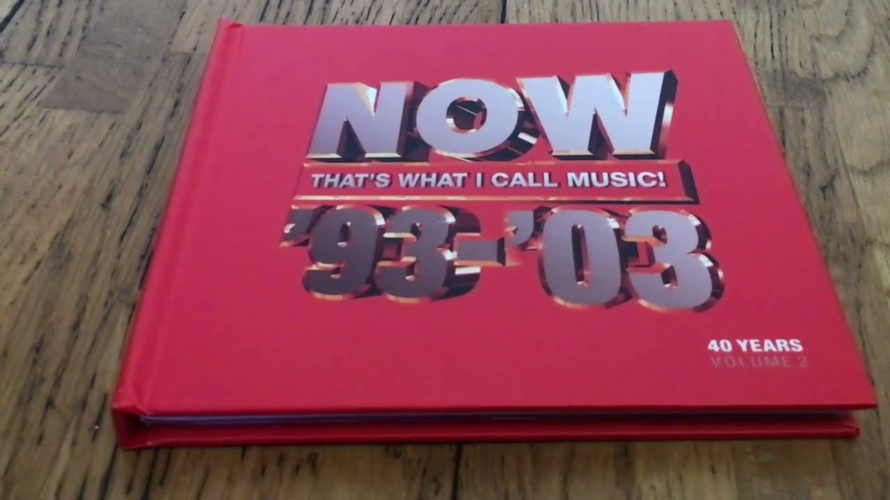 Unboxing Now 40 years volume 2 -93-03 special edition CD