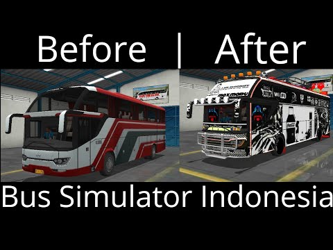 Bus Simulator Indonesia with super modified | Bus simulator indonesia ...