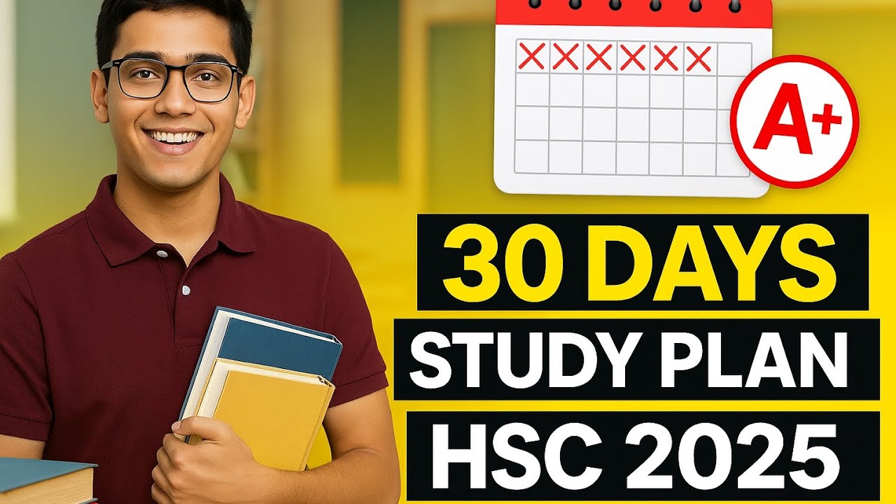 HSC 2025: মাত্র ৩০ দিনে A+ পাওয়ার Study Plan! | NHN Education Update