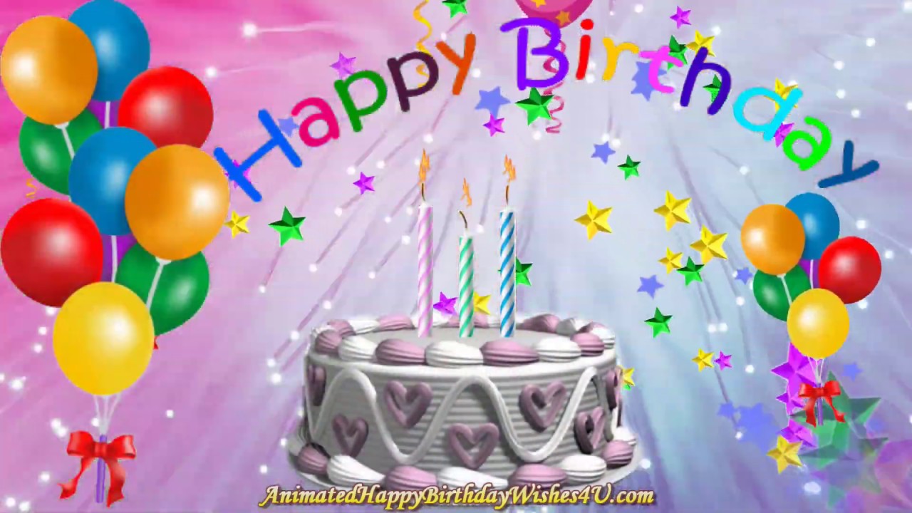 Animated Happy Birthday 4U Videos - YouTube