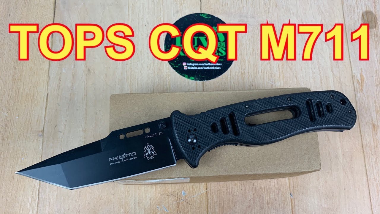 TOPS Knives CQT Magnum 711/ includes disassembly/ large folding
