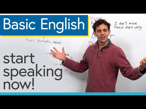 Basic English to GET TALKING FAST!