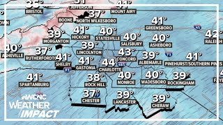 Warmer temps return after snow flurries