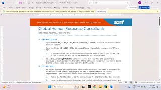 New Perspectives Access 2019 | Module 4: SAM Critical Thinking Project 1c Global Human Resource Cons