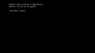 Fedora Core5 on Playstation3