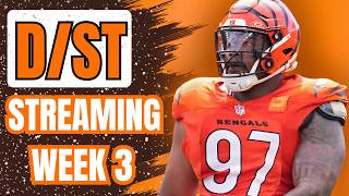 Week 3 Fantasy Football Defensive Matchups (5 Best D/ST To Stream Week 3)