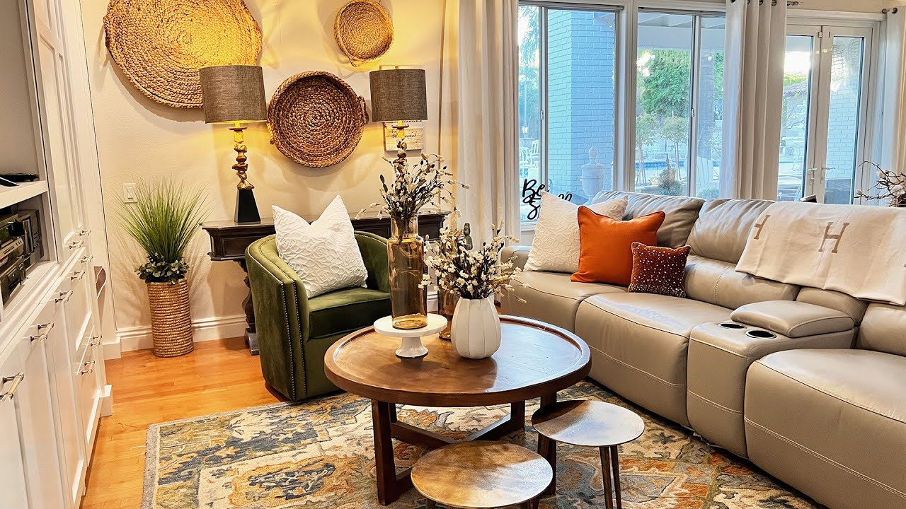** NEW ** PART II ~ FALL DECOR ~ CLEAN & DECORATE WITH ME I FAMILY ROOM ...