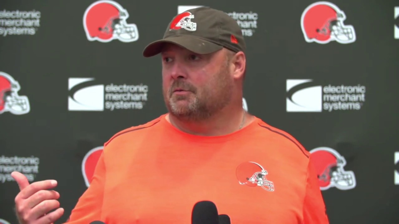 browns defense Freddie Kitchens Praises JC Tretter and Talks Wide Receivers - MS&LL 7/31/19