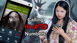 Calling *HAUNTED* Numbers At 12 am  at HAUNTED LOCATION |  You Should Never Call | Deepti Vlog