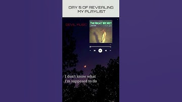 Thumbnail of SONG NAME = THE NIGHT WE MET #lyrics #shortsfeed #sad #lyricvideo