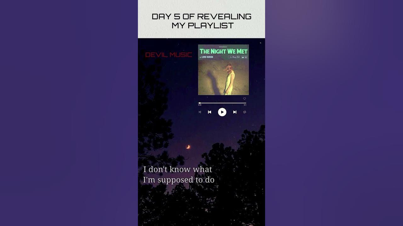 SONG NAME = THE NIGHT WE MET #lyrics #shortsfeed #sad #lyricvideo