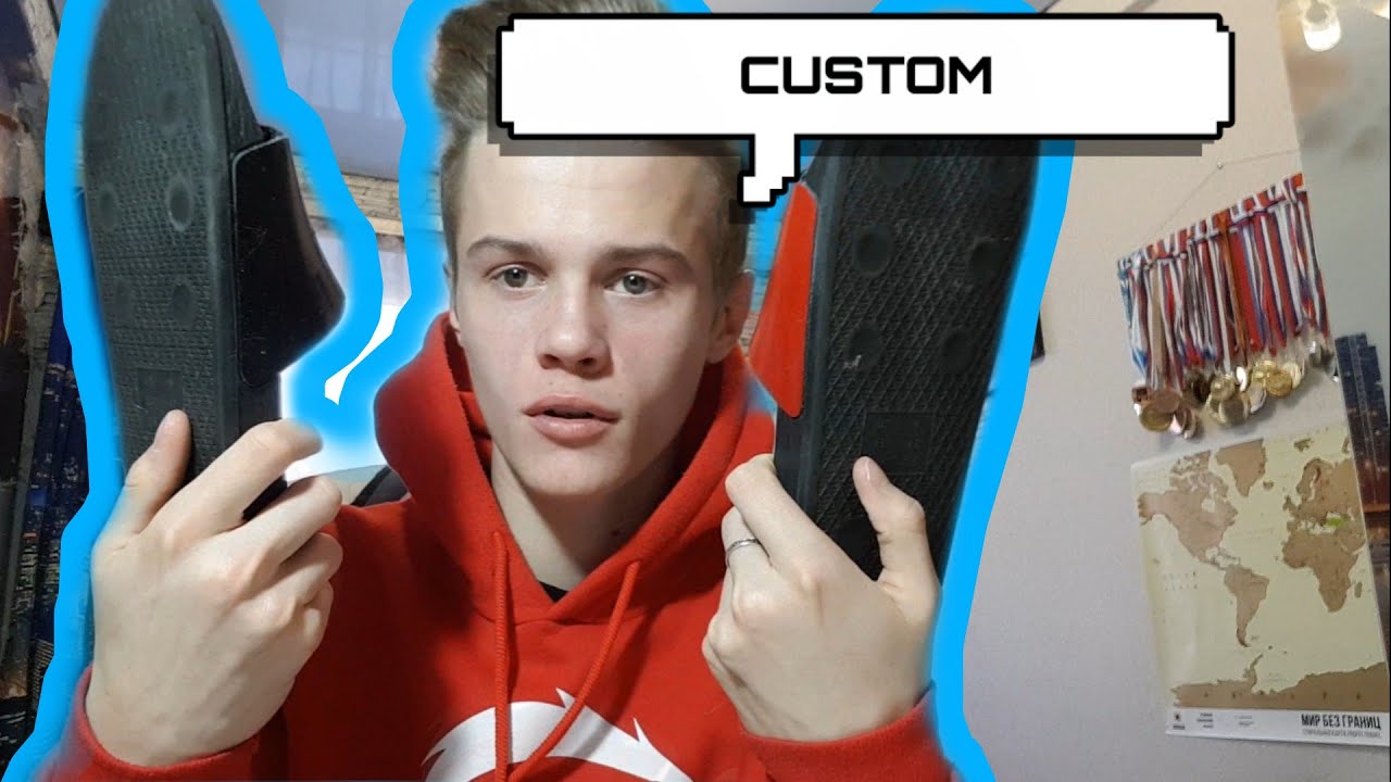 Customizing Slap Jordan x Supreme... - YouTube