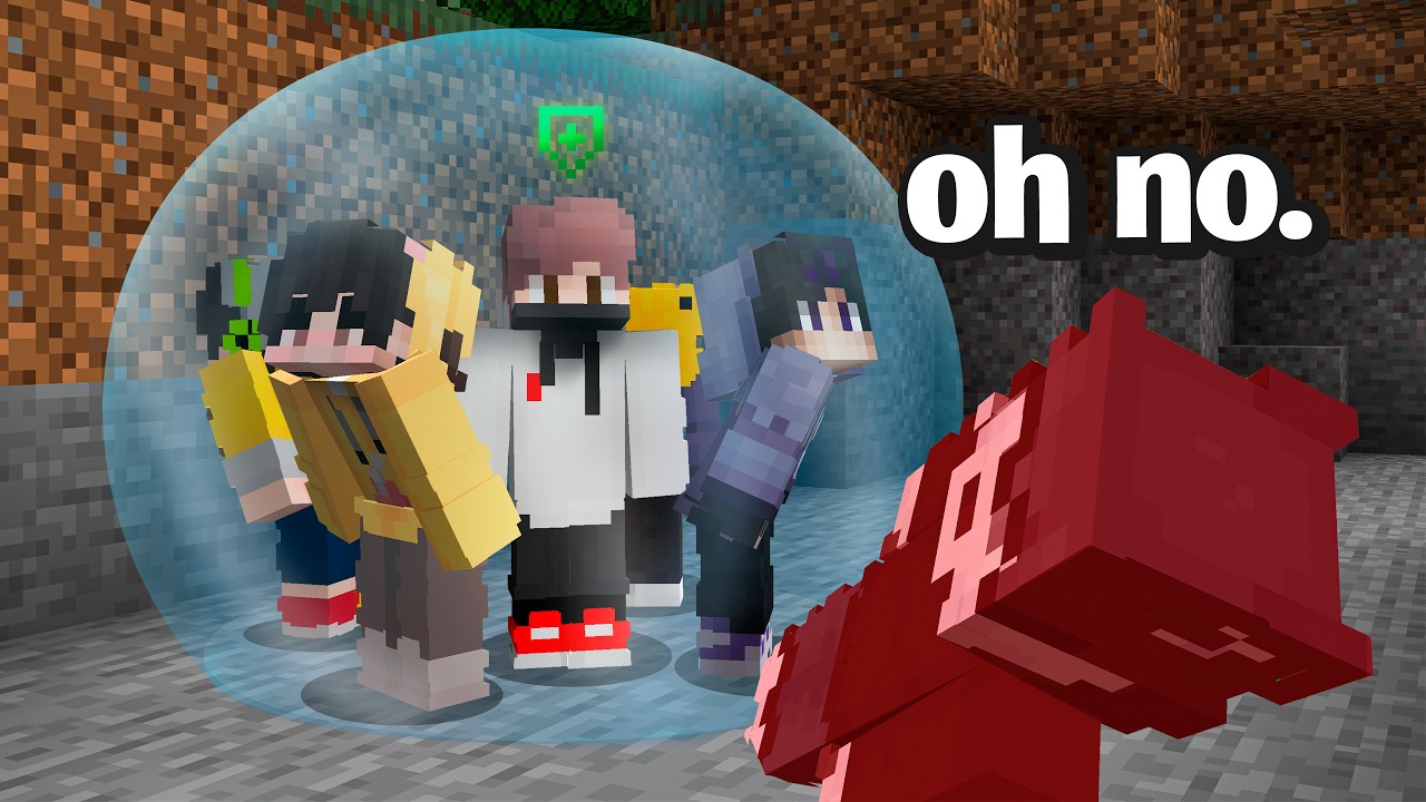 MINECRAFT pero NO PODEMOS SALIR del ÁREA