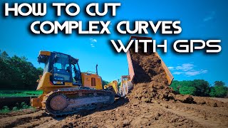 HOW TO CUT COMPLEX CURVES IN A DOZER WITH GPS // CAT Grade Control // Ask a Heavy Equipment Operator