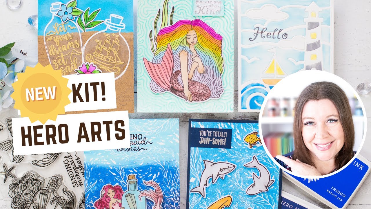 Mermaid Card Making! Summer Card Ideas