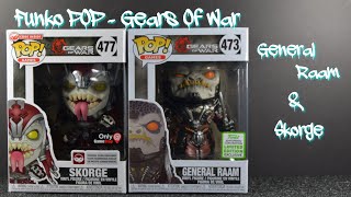 Funko Pop General Raam And Skorge Gears Of War Gamestop Exclusive And 2019 Spring Convention