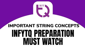 STRINGS TECHNIQUES USEFULL FOR INFYTQ EXAM ||MUST WATCH