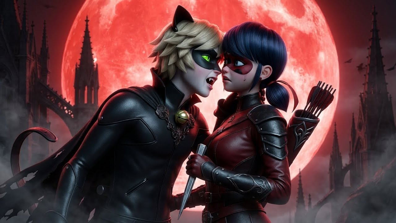 CAT NOIR BIT HER! 🧛 ♂️ Vampire Transformation Gothic Movie | Epic 4K Miraculous Ladybug Animation