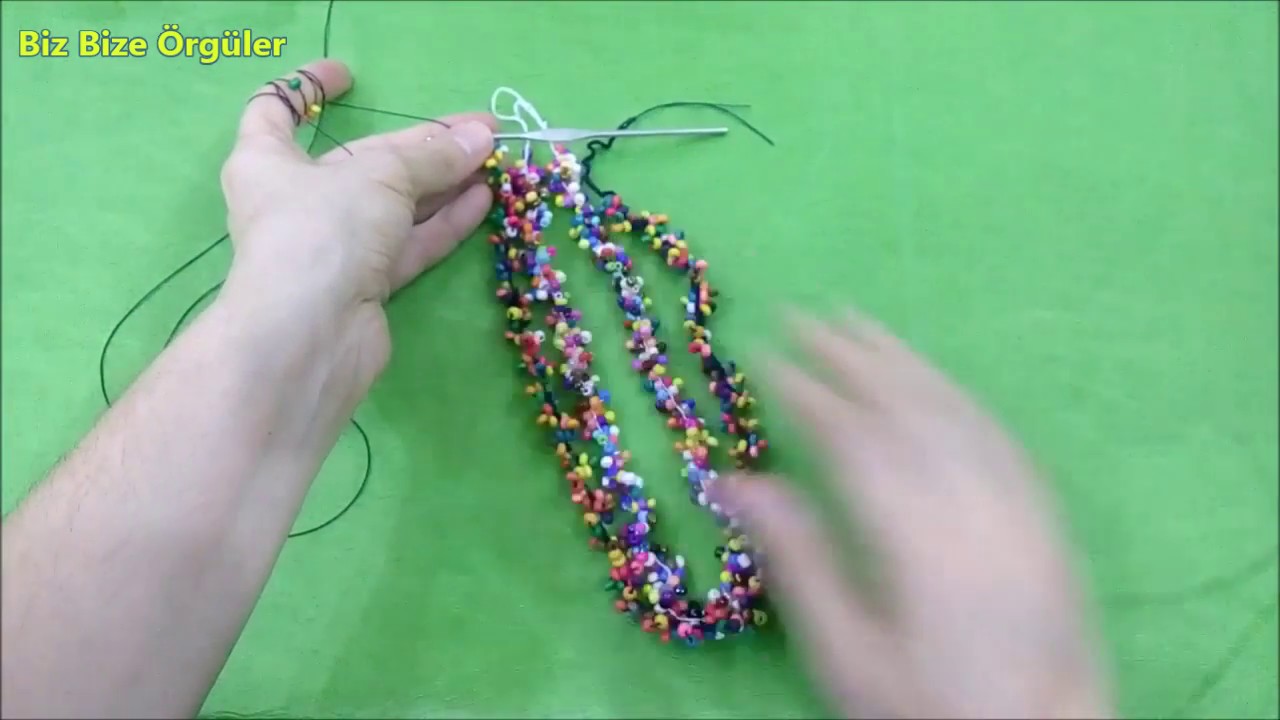 Kolay ve Şık Boncuk Kolye Yapılışı Sesli Anlatım
