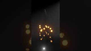 Glowing Swinging Pendulum Animation #shorts screenshot 1