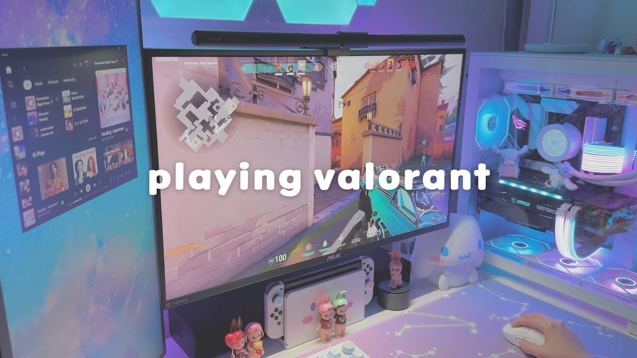 gaming vlog 🎮🎧 | lofi chill music, gekko, brimstone, valorant