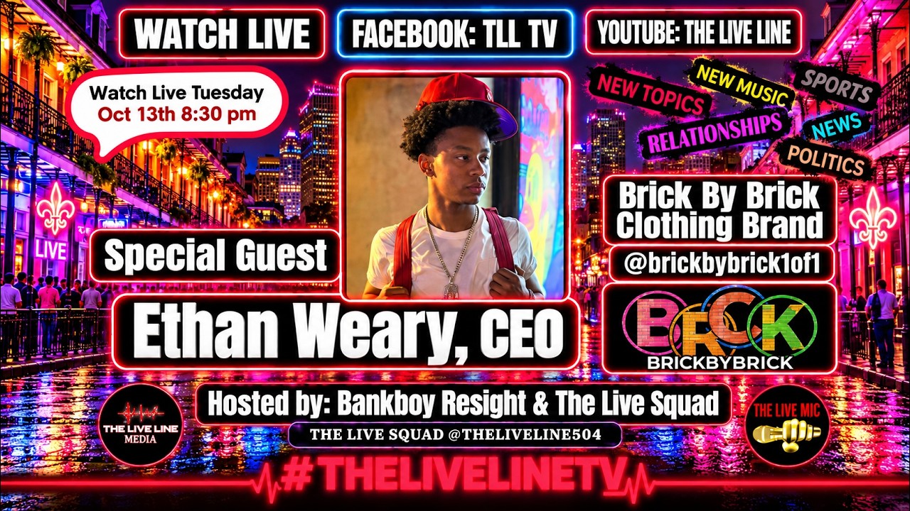 Ethan Weary, CEO & owner of Brick by Brick - The Live Line Ep 10.13.26