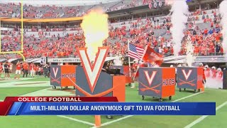 Multi-Million Dollar Anonymous Donor Gift to UVA Football