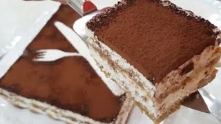 حلوة تيراميسو حلا الإيطالي مذاق ولا أروع تستحق التجربة Le tiramisu sucré