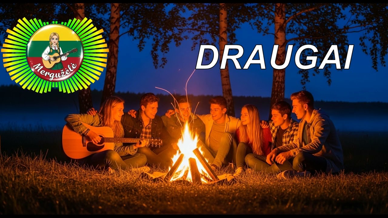 Mergužėlė - Draugai | Lietuviška Muzika