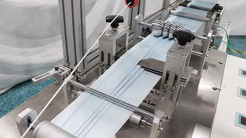 全自动高速一拖一平面定位口罩机