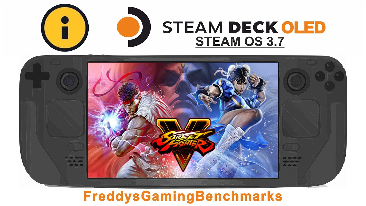Street Fighter V on Steam Deck OLED with Steam OS 3.7