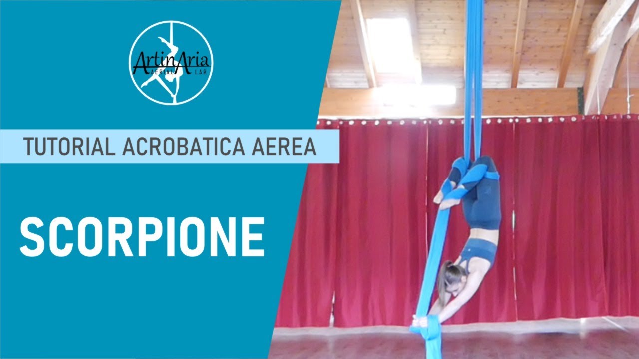 Aerial silks tutorial - SCORPIONE - Artinaria Aerial Lab 