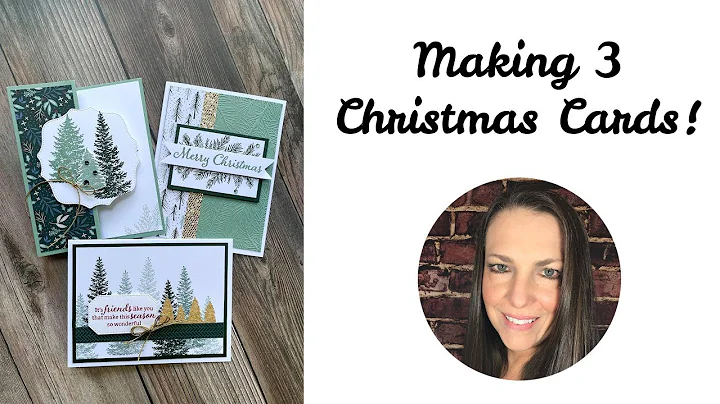 Making Christmas Cards with the Evergreen Elegance...