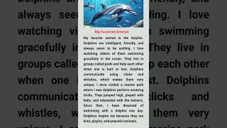 My Favorite Animal #shorts #shortvideo