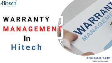 Warranty Management in Hitech (Product Warranty )