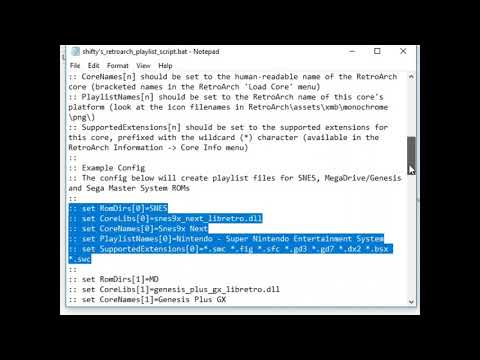 Shifty's script tutorial for adding roms to retroarch without verifying them (add unsupported roms)