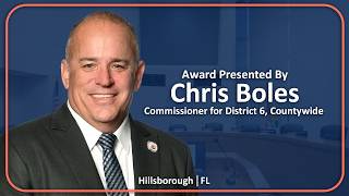 Commissioner Boles presents the American Radio Relay League's 24-Hour “Field Day” Awards