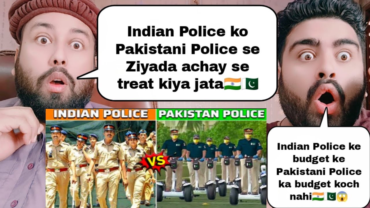Indian Police Vs Pakistani Police Comparison 2024 | Pakistani Reaction