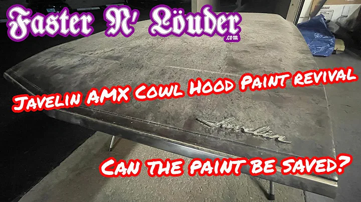 Faster N' Louder | Hood Paint Revival (Poopy to Presentable) | 1973 AMC Javelin AMX