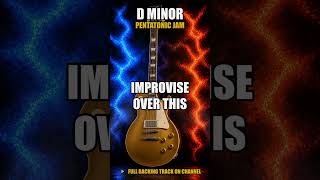 D Minor Guitar Jam - Can You Solo Over This? #Shorts