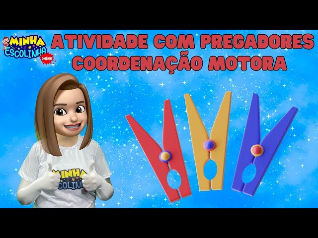 Atividades com Pregadores G2 - Educação Infantil - Videos Educativos - Atividades para Crianças