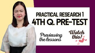4th Q PRE TEST