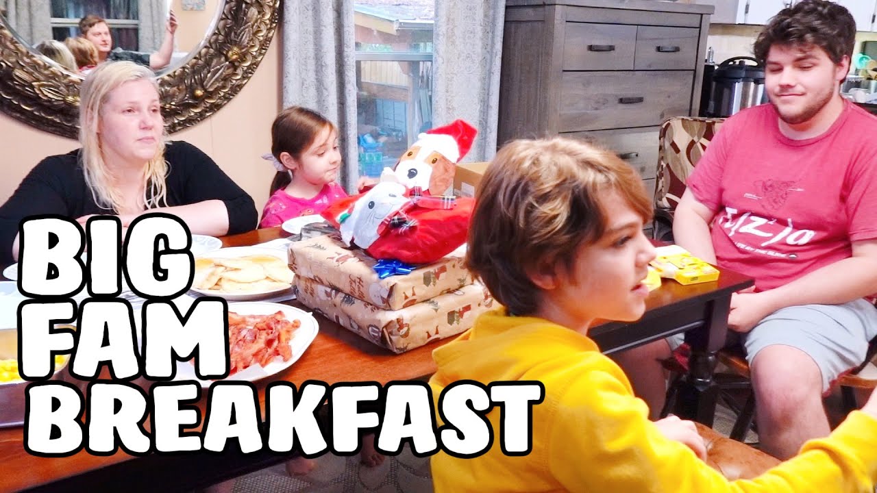 Big Family Breakfast with All My Kids